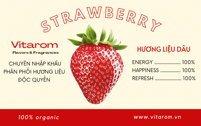 Hương Dâu Thực Phẩm An Toàn, Uy Tín Chất Lượng Vitarom Vitarom
