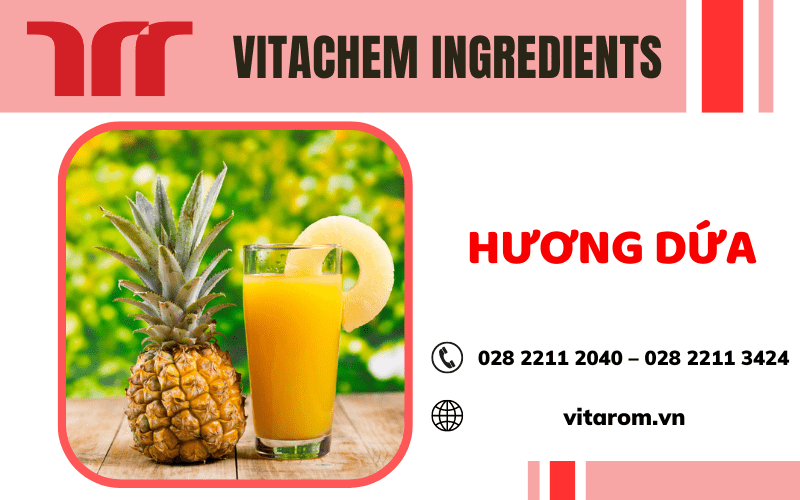 Nhà cung cấp hương dứa chất lượng, uy tín tại TP.HCM – Vitachem Ingredients Vitarom