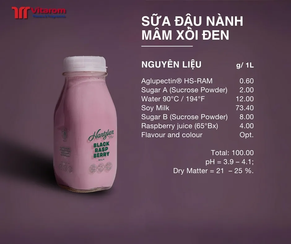 CÔNG THỨC SỮA ĐẬU NÀNH MÂM XÔI Vitarom