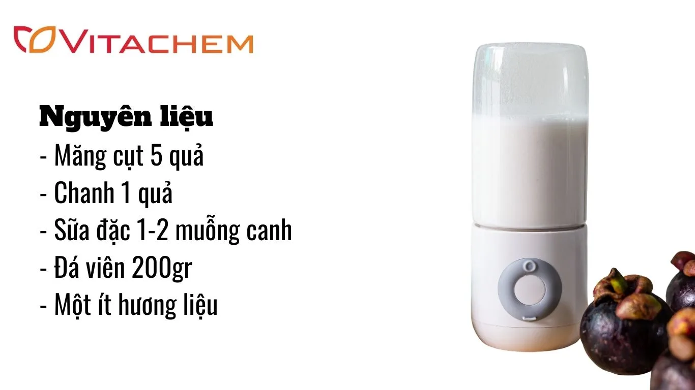 CÔNG DỤNG VÀ ỨNG DỤNG HƯƠNG MĂNG CỤT TRONG THỰC PHẨM Sinh tố măng cụt