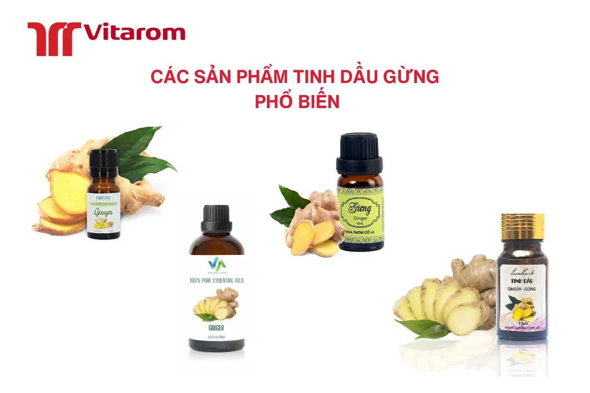 Tinh Dầu Gừng Vitarom