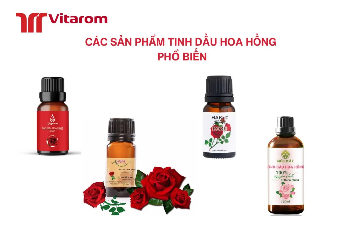 Tinh Dầu Hoa Hồng Vitarom