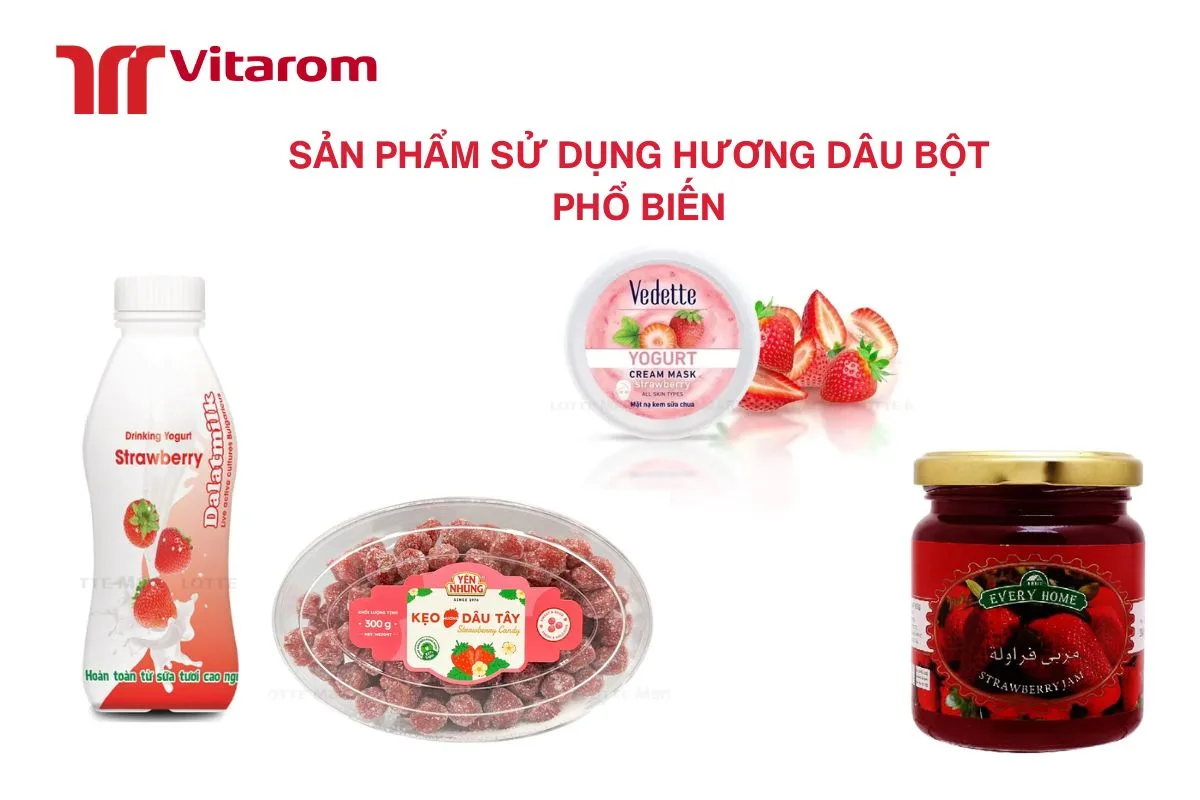 Hương Dâu Bột Vitarom